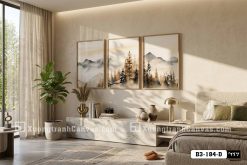 Tranh Canvas Núi Rừng Golden Peak-Bản Giao Hưởng Ánh Kim Mã-B3-184-D B3 184 D Tranh Canvas Núi Rừng Golden Peak Bản Giao Hưởng Ánh Kim m6