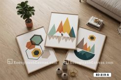 Tranh Canvas Núi Non Trừu Tượng Hình Học Hiện Đại Sang Trọng Mã-B3-219-A B3 219 A Tranh Canvas Núi Non Trừu Tượng Hình Học Hiện Đại Sang Trọng m5