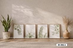 B4 002 A Tranh Canvas Thực Vật Nhiệt Đới Tối Giản Hiện Đại m5