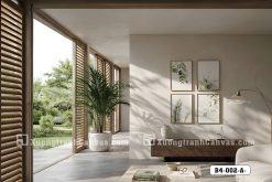 B4 002 A Tranh Canvas Thực Vật Nhiệt Đới Tối Giản Hiện Đại m6