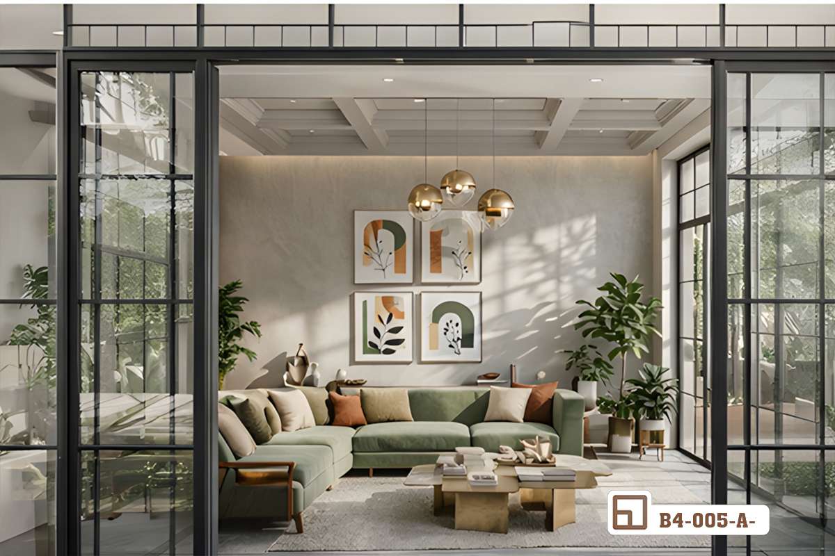 tranh đường cong nghệ thuật nhìn qua khung cửa kính kiến trúc đẳng cấp Góc chụp nghệ thuật của tranh đường cong nghệ thuật nhìn qua khung cửa kính kiến trúc đẳng cấp