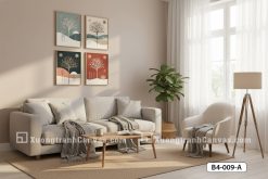 B4 009 A Tranh Canvas Cây Mùa Đông Trừu Tượng Sắc Màu Tinh Tế m1