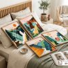 Tranh phong cảnh thiên nhiên - Bản hòa tấu nghệ thuật đầy kiêu hãnh cho không gian sống B4 011 A m1 tranh phong canh thien nhien trang tri giuong ngu am ap xuongtranhcanvas