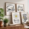 Tranh chữ nghệ thuật - Nâng tầm không gian sống với thông điệp truyền cảm hứng B4 021 A m1 tranh chu nghe thuat hien dai ket hop hoa cuc trang tri phong khach xuongtranhcanvas