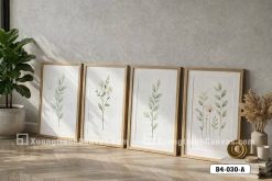 Tranh Canvas Cành Lá Tối Giản Botanical Tone Xanh Sage Tinh Tế Mã-B4-030-A B4 030 A Tranh Canvas Cành Lá Tối Giản Botanical Tone Xanh Sage Tinh Tế m5
