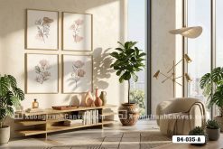 Tranh Canvas Hoa Lá Tông Beige Nude Nghệ Thuật Tối Giản Mã-B4-035-A B4 035 A Tranh Canvas Hoa Lá Tông Beige Nude Nghệ Thuật Tối Giản m3