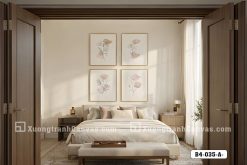 Tranh Canvas Hoa Lá Tông Beige Nude Nghệ Thuật Tối Giản Mã-B4-035-A B4 035 A Tranh Canvas Hoa Lá Tông Beige Nude Nghệ Thuật Tối Giản m6