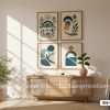 Tranh Canvas Trừu Tượng Hình Khối Màu Xanh Và Vàng Đất Sang Trọng Mã-B4-046-A B4 046 A Tranh Canvas Trừu Tượng Hình Khối Màu Xanh Và Vàng Đất Sang Trọng m1