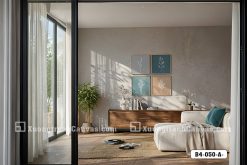 Tranh Canvas Cành Lá Tối Giản Pastel Cho Không Gian Làm Việc Hiện Đại Mã-B4-050-A B4 050 A Tranh Canvas Cành Lá Tối Giản Pastel Cho Không Gian Làm Việc Hiện Đại m6