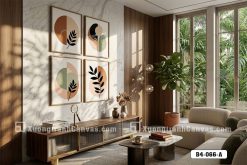 Tranh Canvas Hình Học Trừu Tượng Sắc Cam Đất Ấm Áp Mã-B4-066-A B4 066 A Tranh Canvas Hình Học Trừu Tượng Sắc Cam Đất Ấm Áp m3