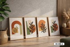 Tranh Canvas Hình Học Trừu Tượng Sắc Cam Đất Ấm Áp Mã-B4-066-A B4 066 A Tranh Canvas Hình Học Trừu Tượng Sắc Cam Đất Ấm Áp m5