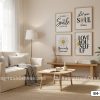 B4 103 A Tranh Canvas Slogan Truyền Cảm Hứng Tông Đen Trắng Hiện Đại Minimalist m1