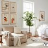 Tranh Canvas Boho Bình Gốm Và Vòm Cong Nghệ Thuật Mã-B4-124-A B4 124 A Tranh Canvas Boho Bình Gốm Và Vòm Cong Nghệ Thuật m1