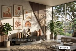Tranh Canvas Boho Cầu Vồng Và Thiên Nhiên Tông Màu Đất Mã-B4-125-A B4 125 A Tranh Canvas Boho Cầu Vồng Và Thiên Nhiên Tông Màu Đất m3