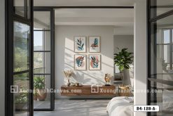 Tranh Canvas Lá Cây Trừu Tượng Tông Pastel Mã-B4-128-A <p>Thổi hồn <strong><u>thiên nhiên đương đại</u></strong> vào ngôi nhà với bộ <em><strong>tranh canvas lá cây trừu tượng</strong></em>. Sự kết hợp giữa <span style="color: #8fb19d;">sắc xanh xám</span> và <strong>hồng cam pastel</strong> trên nền canvas cao cấp mang lại vẻ đẹp <em>thanh khiết</em>, kiến tạo không gian sống <strong>đẳng cấp và thư thái</strong>.</p> B4 128 A Tranh Canvas Lá Cây Trừu Tượng Tông Pastel m6