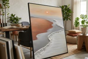 Tranh Canvas Phong Cảnh Bắc Âu (Scandinavian): Đánh Thức Ánh Sáng, Nới Rộng Không Gian Sống Cận cảnh Tranh Canvas Phong Cảnh Bắc Âu (Scandinavian)