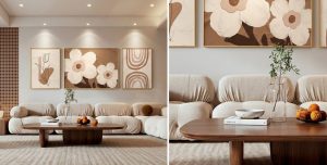 Tranh Canvas Màu Pastel: Bản Tuyên Ngôn Nghệ Thuật Tranh canvas tone màu pastel nhẹ nhàng