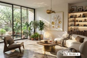 Tranh hoa sen - Biểu tượng thanh cao nâng tầm vẻ đẹp phòng khách TD 021 A m5 tranh hoa sen phong cach hien dai treo phong khach lon xuongtranhcanvas