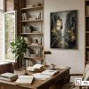Tranh con bướm nghệ thuật - Bứt phá điểm nhấn huyền ảo đầy mê hoặc cho tổ ấm TD 046 A m1 tranh con buom nghe thuat phong cach huyen bi sang trong xuongtranhcanvas