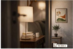 Tranh phong cảnh nổi 3D - Bứt phá thẩm mỹ cho mảng tường phòng khách TD 058 A m8 tranh phong canh noi 3d goc nhin tu hanh lang toi toi gian am ap xuongtranhcanvas