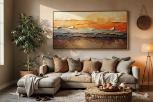 Tranh Canvas Tả Thực: Đỉnh Cao Nghệ Thuật Đánh Lừa Thị Giác Tranh trừu tượng tả thực