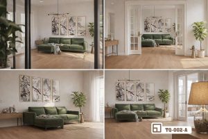 Tranh hoa mai cổ điển - Chạm khắc nét tinh hoa thanh lịch cho căn phòng thượng lưu TQ 002 A m6 tranh hoa mai co dien phoi canh da dang khong gian song thuong luu dang cap xuongtranhcanvas