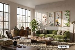 Tranh Canvas Tứ Quý Họa Tiết Hoa Cỏ Chim Muông Tông Màu Thanh Khiết Mã-TQ-009-A TQ 009 A Tranh Canvas Tứ Quý Họa Tiết Hoa Cỏ Chim Muông Tông Màu Thanh Khiết m3