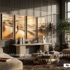 Tranh Canvas Phong Cảnh Sa Mạc Hoang Sơ Tông Vàng Cam Trầm Ấm Mã-TQ-009-B TQ 009 B Tranh Canvas Phong Cảnh Sa Mạc Hoang Sơ Tông Vàng Cam Trầm Ấm m1