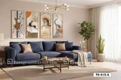 Tranh Canvas Trừu Tượng Linh Vật Vàng Tông Cam Beige Sang Trọng Mã-TQ-015-A TQ 015 A Tranh Canvas Trừu Tượng Linh Vật Vàng Tông Cam Beige Sang Trọng m4