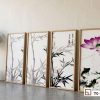 Tranh hoa sen nghệ thuật - Khơi nguồn cảm hứng thanh tao cho tổ ấm đẳng cấp TQ 031 A m1 tranh hoa sen nghe thuat dat tua tuong phong khach hien dai vo cung sang trong xuongtranhcanvas