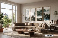 Tranh Canvas Vạn Lý Trường Thành Hùng Vĩ Tông Xanh Trầm Mã-TQ-038-A TQ 038 A Tranh Canvas Vạn Lý Trường Thành Hùng Vĩ Tông Xanh Trầm m4