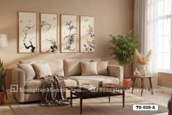 Tranh Canvas Tứ Quân Tử Lan Cúc Trúc Mai Cách Tân Hiện Đại Mã-TQ-039-A TQ 039 A Tranh Canvas Tứ Quân Tử Lan Cúc Trúc Mai Cách Tân Hiện Đại m4