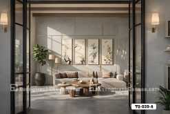 Tranh Canvas Tứ Quân Tử Lan Cúc Trúc Mai Cách Tân Hiện Đại Mã-TQ-039-A TQ 039 A Tranh Canvas Tứ Quân Tử Lan Cúc Trúc Mai Cách Tân Hiện Đại m7