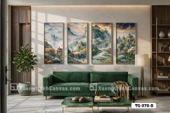 Tranh Canvas Phong Cảnh Tiên Cảnh Đa Sắc Màu Mã-TQ-078-B TQ 078 B Tranh Canvas Phong Cảnh Tiên Cảnh Đa Sắc Màu m7
