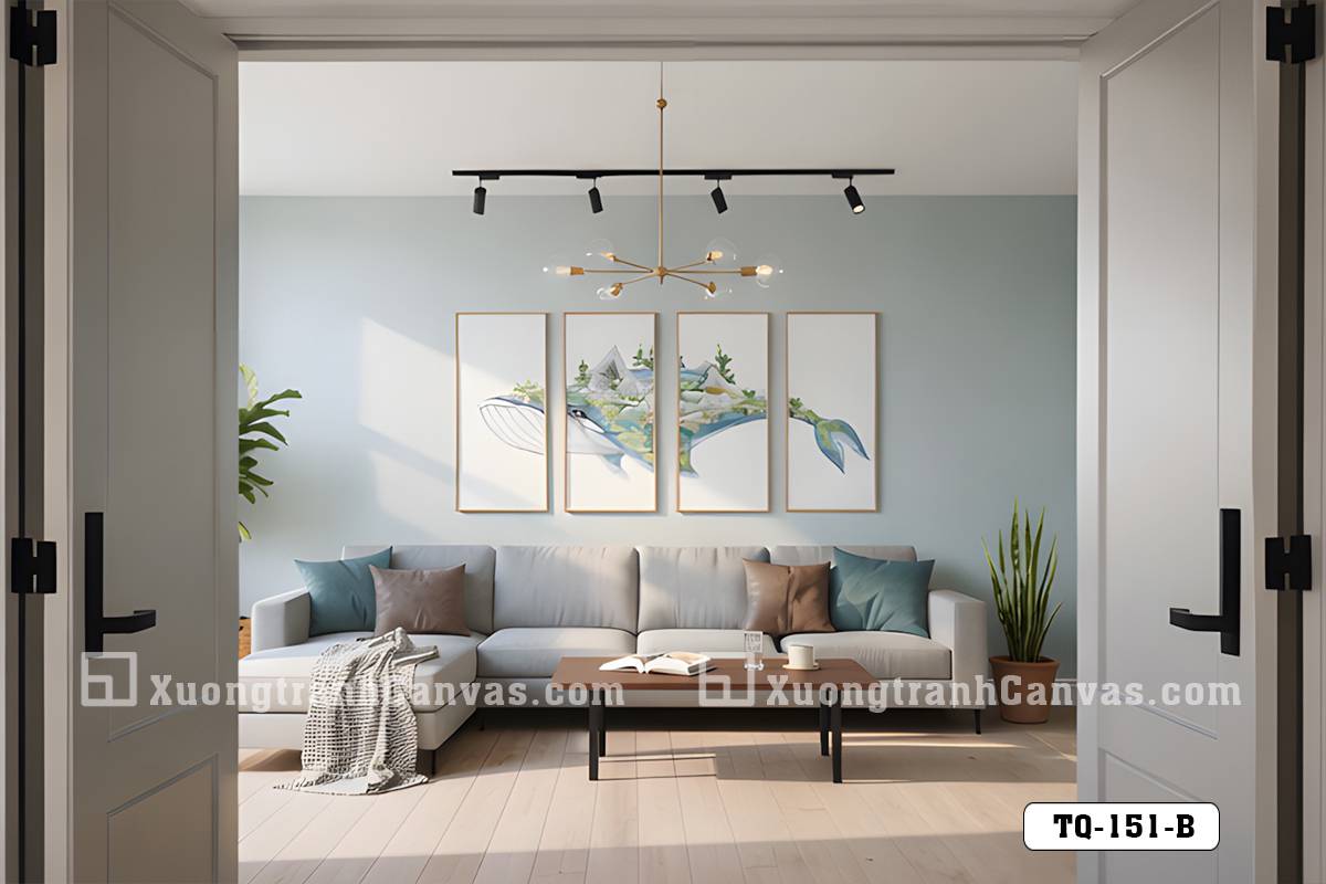 TQ 151 B Tranh Canvas Cá Voi Và Đảo Núi Nghệ Thuật Trừu Tượng Sáng Tạo m7 TQ 151 B Tranh Canvas Cá Voi Và Đảo Núi Nghệ Thuật Trừu Tượng Sáng Tạo m7