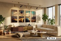 Tranh Canvas Vũ Trụ Giả Tưởng Tông Trầm Huyền Bí Mã-TQ-178-B TQ 178 B Tranh Canvas Vũ Trụ Giả Tưởng Tông Trầm Huyền Bí m4