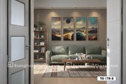 Tranh Canvas Vũ Trụ Giả Tưởng Tông Trầm Huyền Bí Mã-TQ-178-B TQ 178 B Tranh Canvas Vũ Trụ Giả Tưởng Tông Trầm Huyền Bí m7