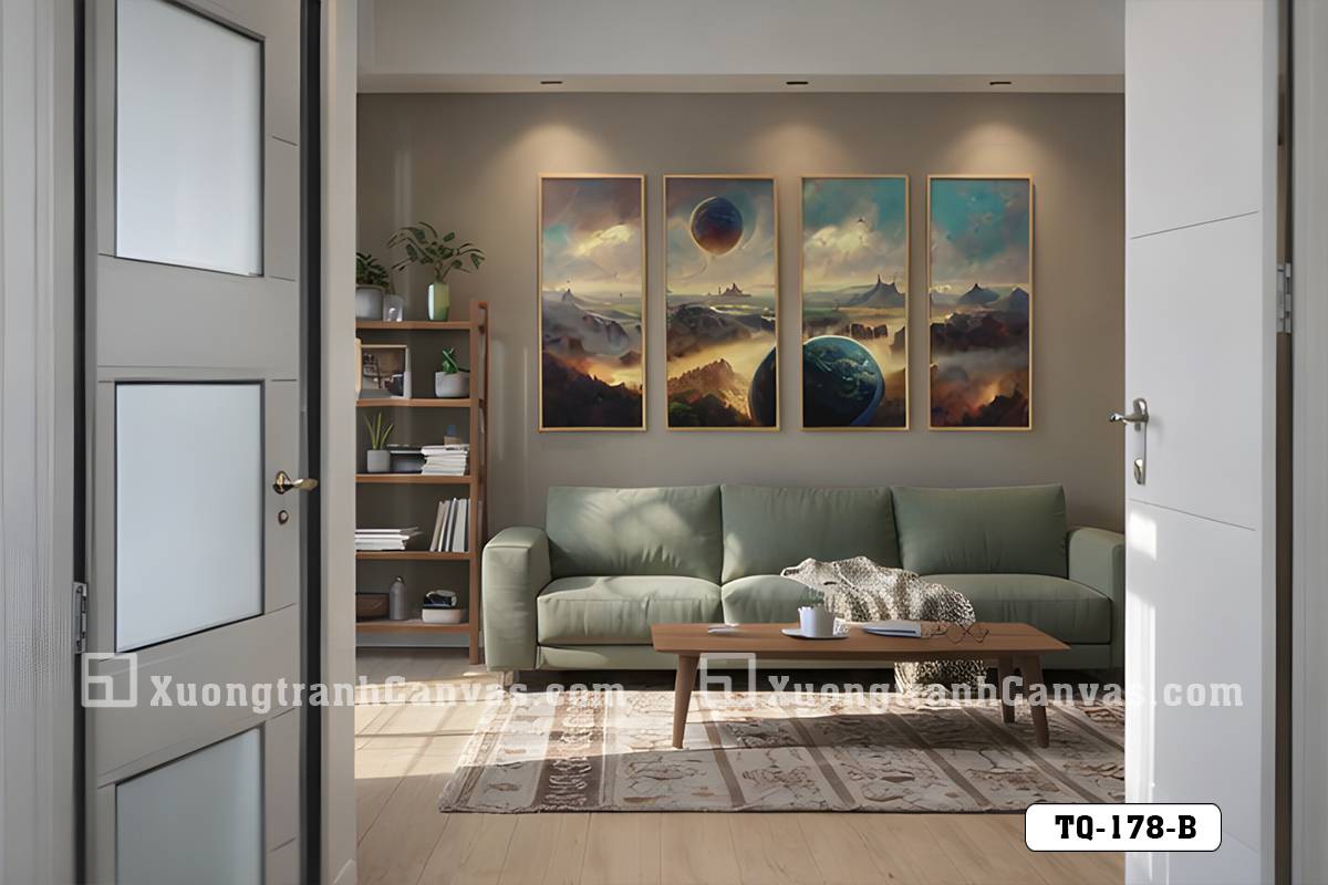TQ 178 B Tranh Canvas Vũ Trụ Giả Tưởng Tông Trầm Huyền Bí m7 TQ 178 B Tranh Canvas Vũ Trụ Giả Tưởng Tông Trầm Huyền Bí m7