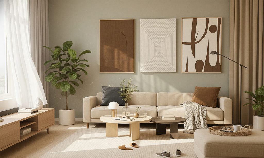 Tranh Canvas Tối Giản: Xu Hướng Trang Trí Nội Thất Hiện Đại Và Sang Trọng Tranh Canvas tối giản