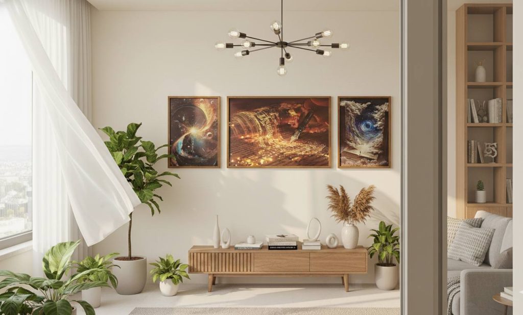 Tranh Canvas Trừu Tượng: Màu Sắc Và "Điểm Hút" Thị Giác Tranh Canvas trừu tượng