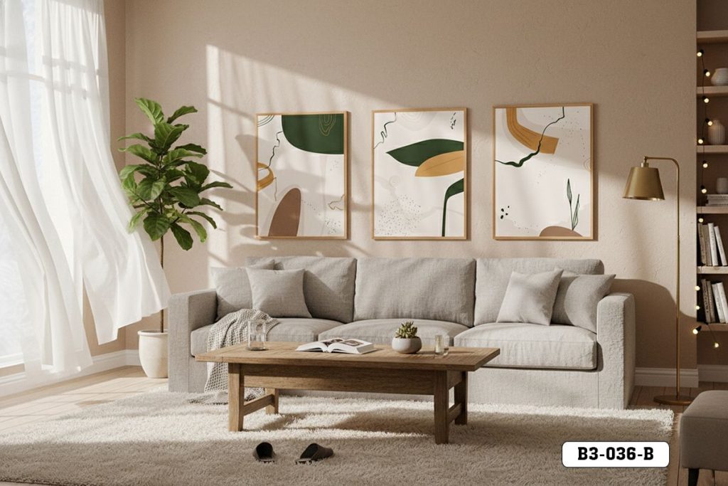 Tranh Bộ 3 Canvas: Giải Pháp Đột Phá Cho Không Gian Nội Thất Hiện Đại Tranh bộ 3 Canvas